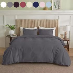 Serta Simply Clean Solid Duvet Cover (Option: W13718007)